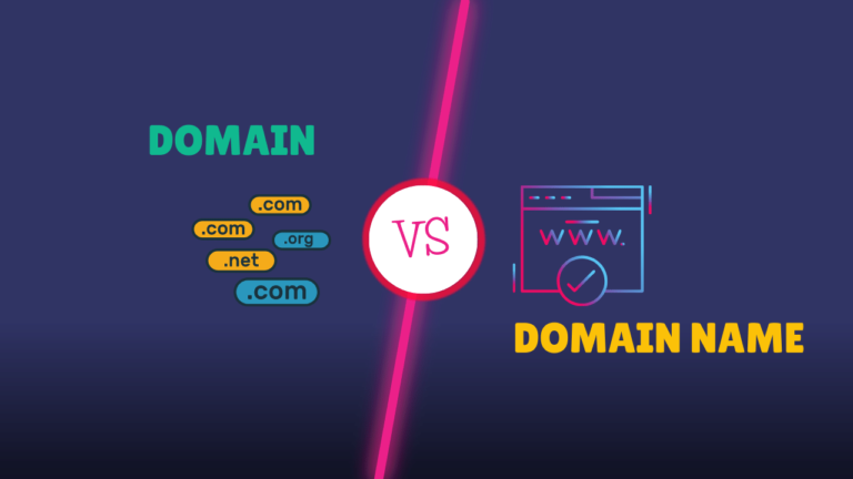 What is the Difference Between a Domain and a Domain Name?