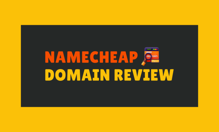 Namecheap Domain Review